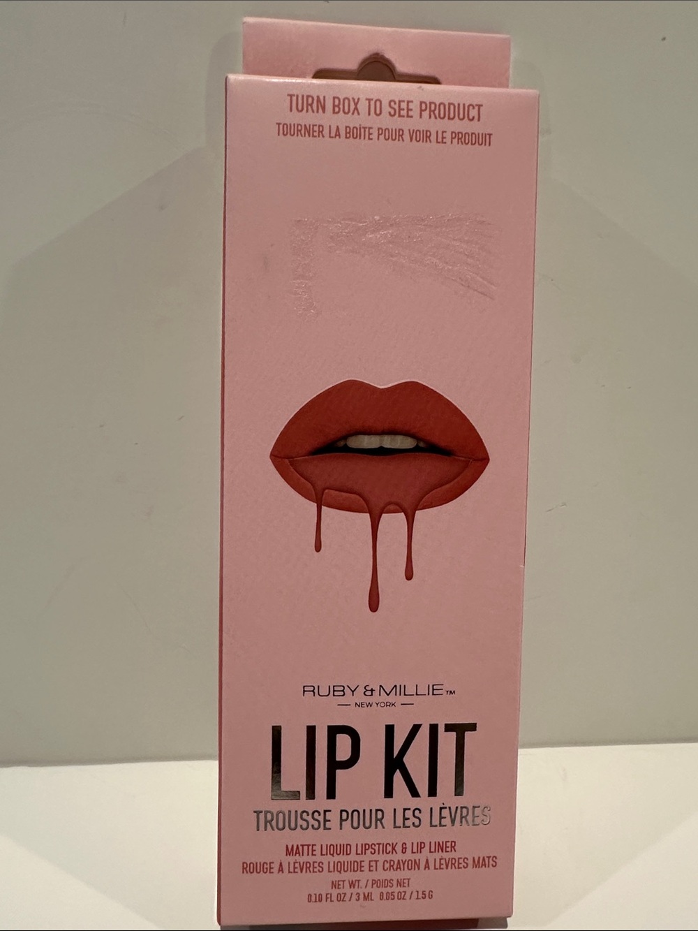 Ruby & Millie Lip Kit with Matte Liquid Lipstick & Lip Liner.